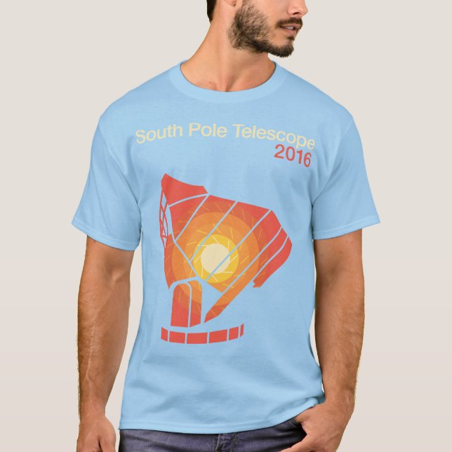 South Pole Telescope 2016 T-Shirt (Front)