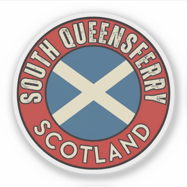 South Queensferry, Scotland Sticker (Front)