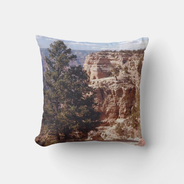 South Rim Grand Canyon Arizona Photo Designed Throw Pillow (Front)