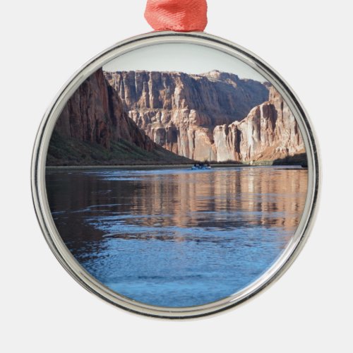 South Rim Grand Canyon Colorado River Metal Ornament