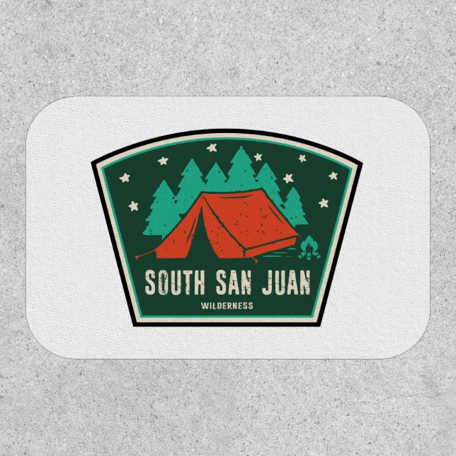 South San Juan Wilderness Colorado Camping Patch (Front)