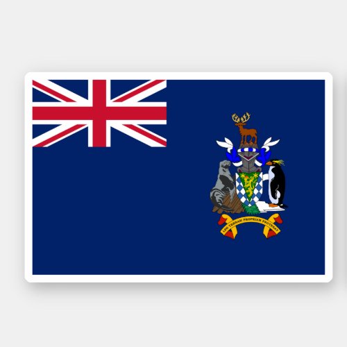 South Sandwich Islands Flag Sticker