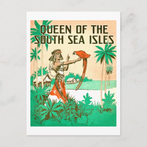 South Sea Queen Postcard