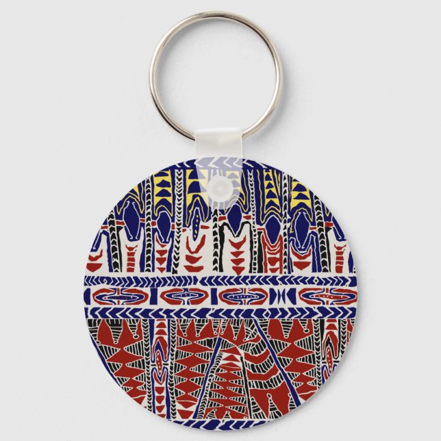 South Seas Samoa Batik Keychain (Front)