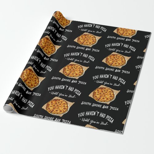 South Shore Bar Pizza Wrapping Paper