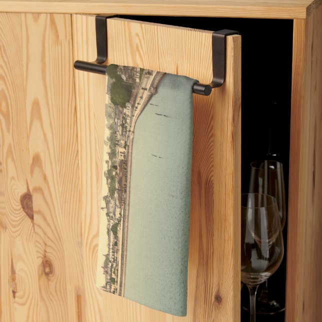 South Shore, Southampton, Hampshire, England Kitchen Towel (Thirds Fold)