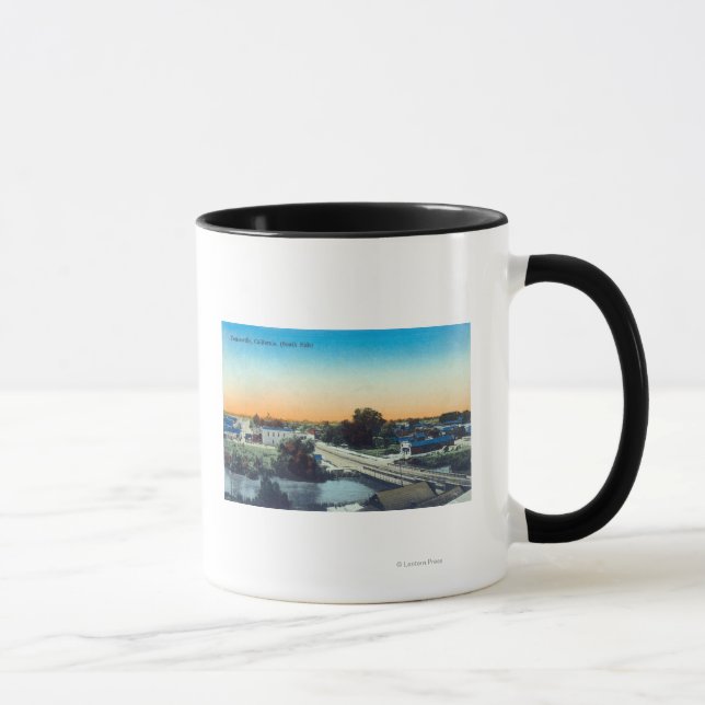 South Side Aerial View of TownPorterville, CA Mug (Right)