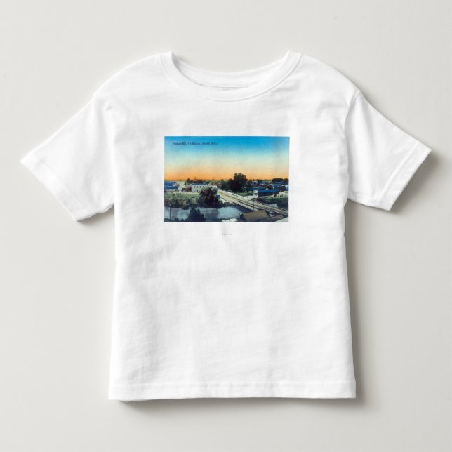 South Side Aerial View of TownPorterville, CA Toddler T-shirt (Front)