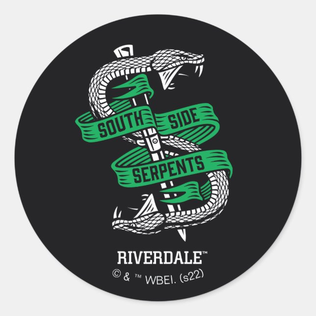 South Side Serpents Graphic Classic Round Sticker (Front)