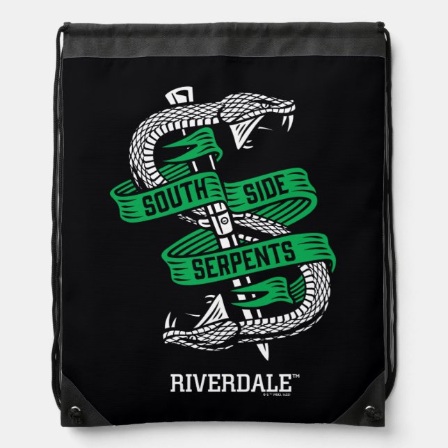 South Side Serpents Graphic Drawstring Bag (Front)