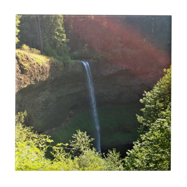 South Silver Falls, OR Ceramic Tile (Front)