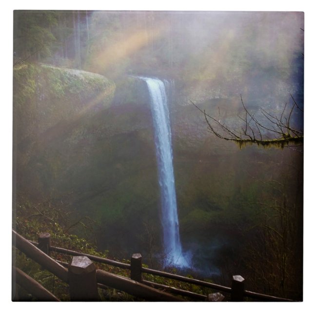 South Silver Falls, OR Ceramic Tile (Front)