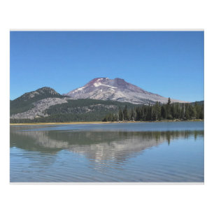 South Sister at Sparks Lake, OR Faux Canvas Print
