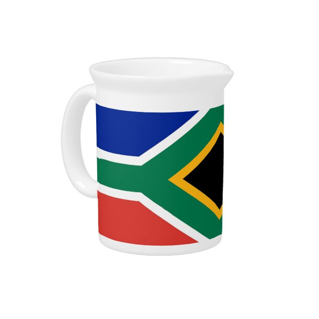 South South African Flag Pitcher (Left)