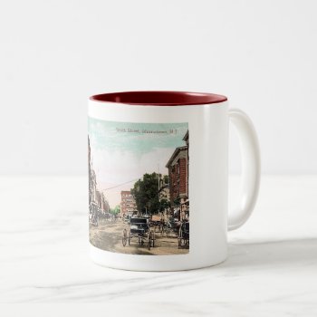 South Street  Morristown Nj  Vintage Two-tone Coffee Mug by markomundo at Zazzle