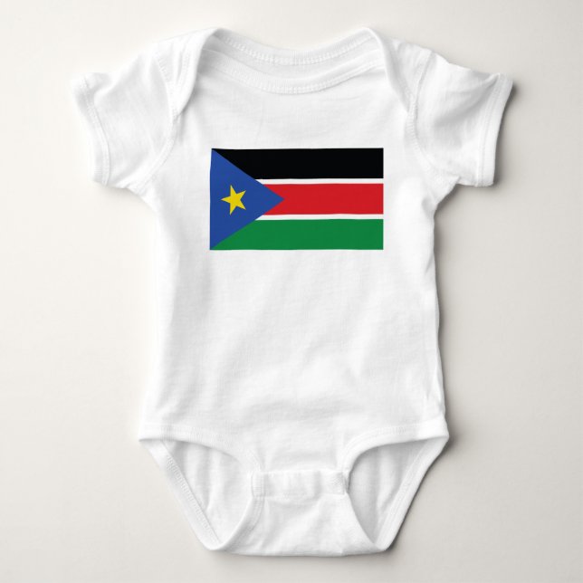 South Sudan Baby Bodysuit (Front)