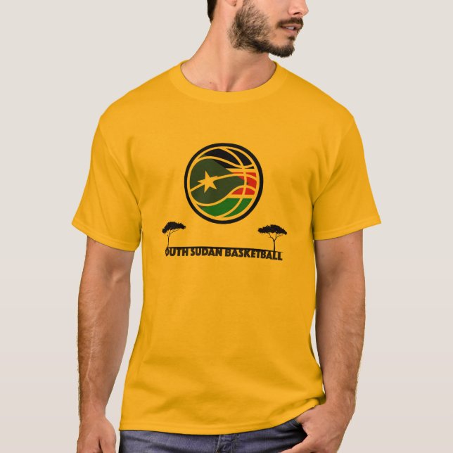 South Sudan Basketball T-Shirt (Front)