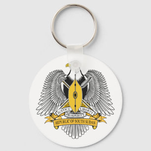 South Sudan Coat of Arms Keychain