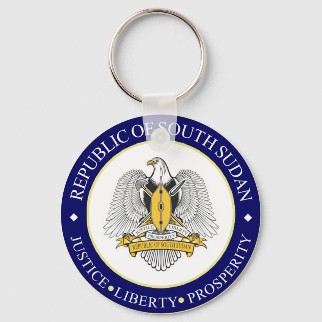 south sudan emblem keychain (Front)