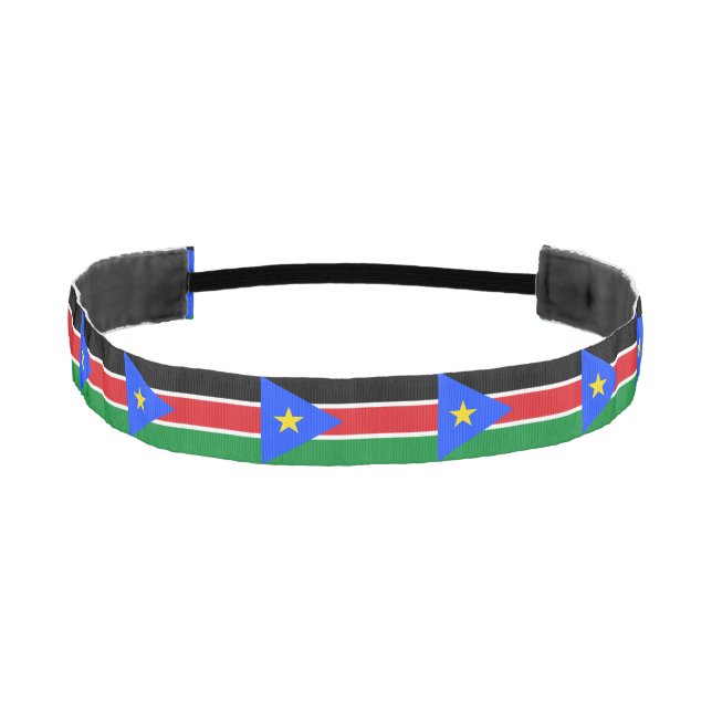 South Sudan Flag Athletic Headband (Front)