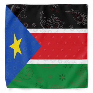 South Sudan Flag Bandana