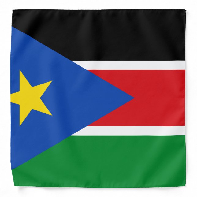 South Sudan Flag Bandana (Front)