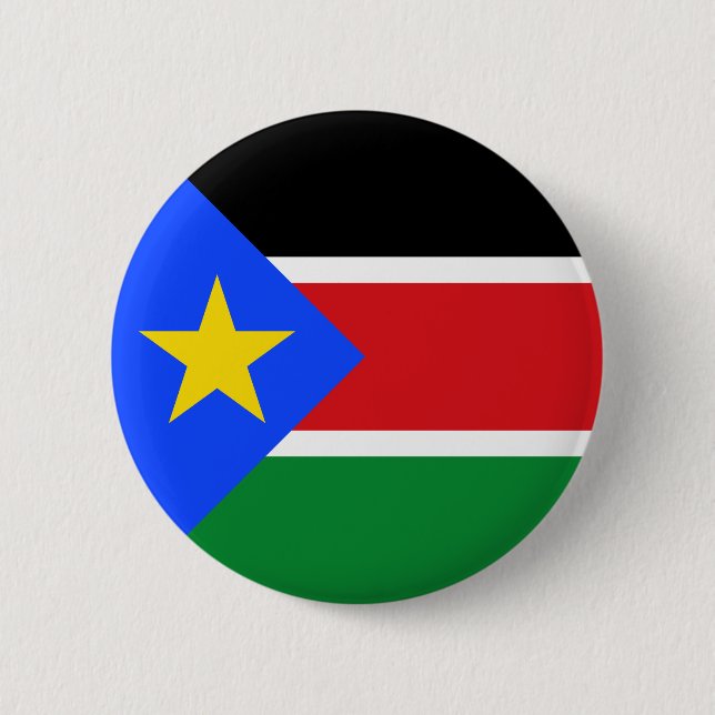 South Sudan Flag Button (Front)