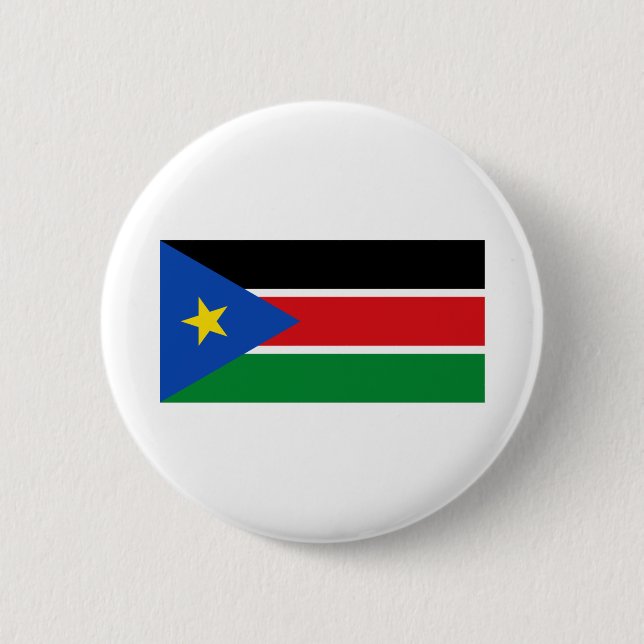 South Sudan Flag Button (Front)