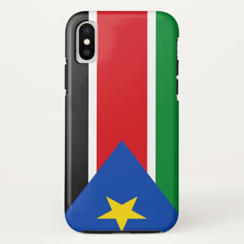 South Sudan Flag iPhone X Case