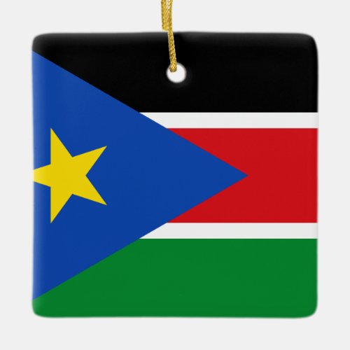 South Sudan Flag  Ceramic Ornament