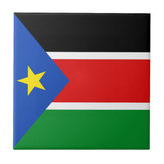 South Sudan Flag Ceramic Tile