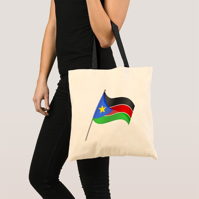 South Sudan Flag Country Colors Tote Bag (Creator Uploaded)