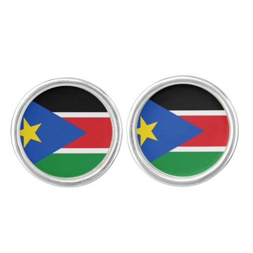South Sudan Flag Cufflinks