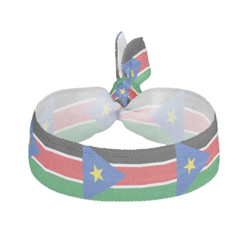 South Sudan Flag Elastic Hair Tie