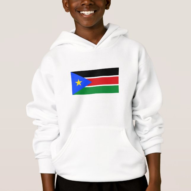 South Sudan Flag Hoodie (Front)