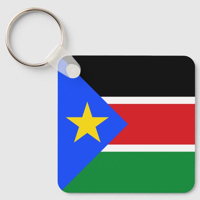 South Sudan Flag Keychain (Front)