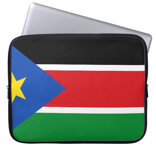 South Sudan Flag Laptop Sleeve