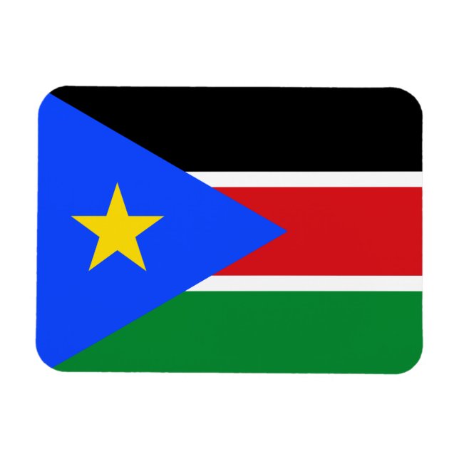South Sudan Flag Magnet (Horizontal)