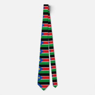 South Sudan Flag Neck Tie