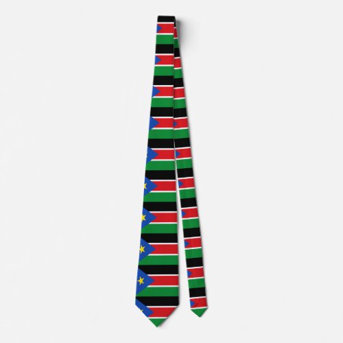 South Sudan Flag Neck Tie