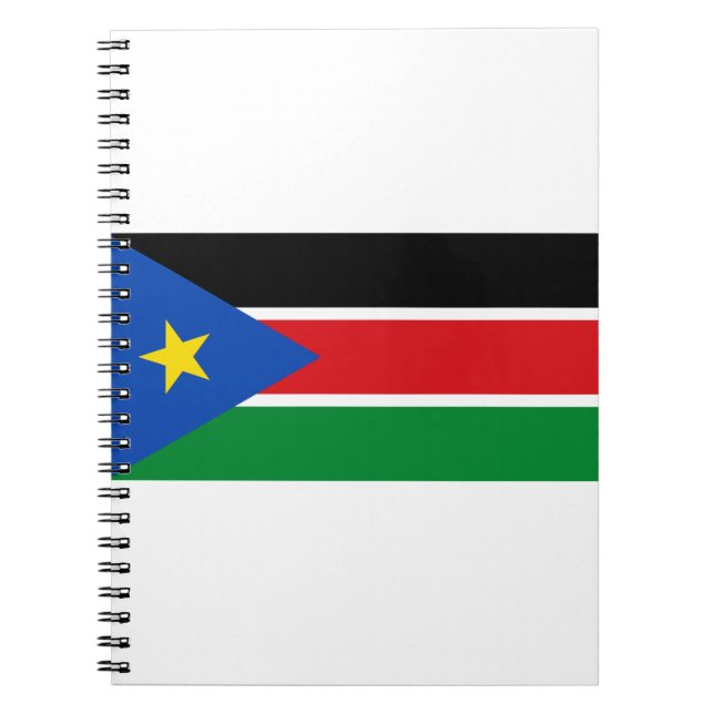 South Sudan Flag Notebook (Front)