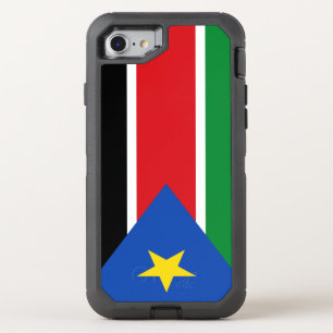South Sudan Flag OtterBox Defender iPhone SE/8/7 Case
