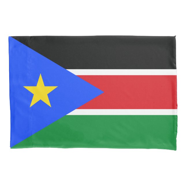 South Sudan Flag Pillow Case (Front)