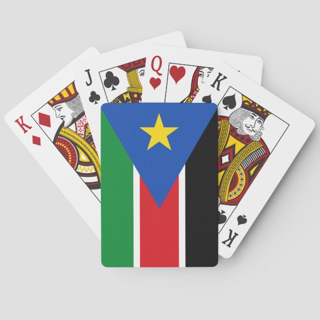 South Sudan Flag Poker Cards (Back)