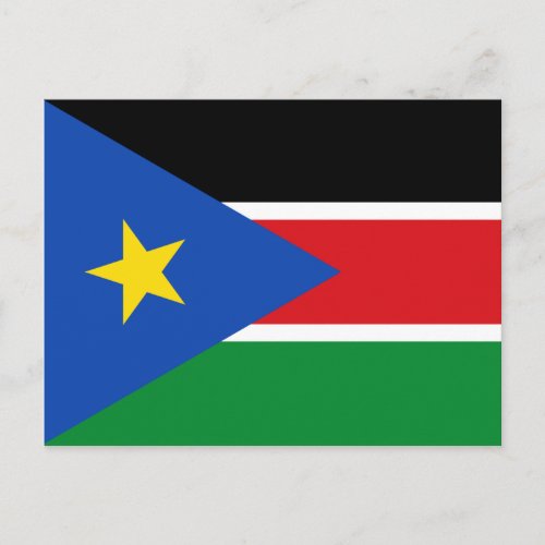 South Sudan Flag Postcard