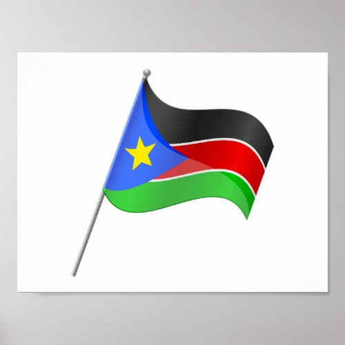 South Sudan Flag Poster