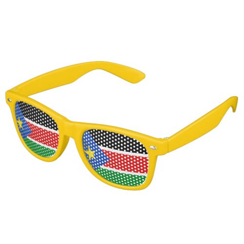 South Sudan Flag Retro Sunglasses