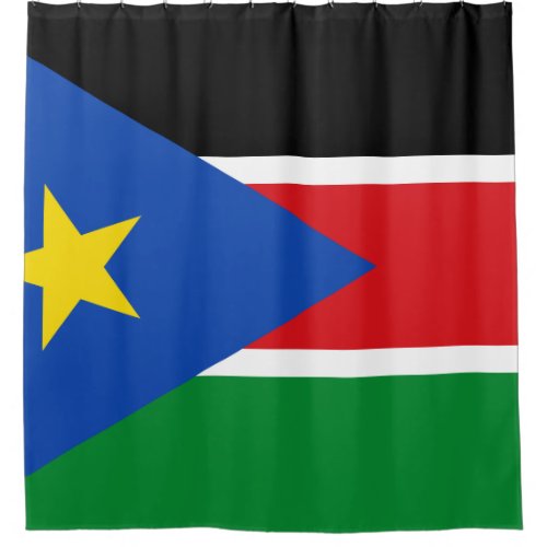 South Sudan Flag Shower Curtain