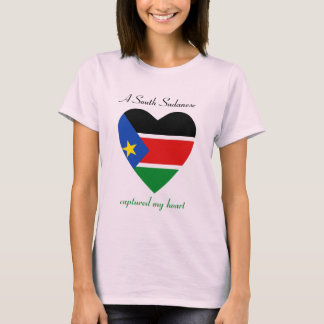 South Sudan Flag Sweetheart T-Shirt
