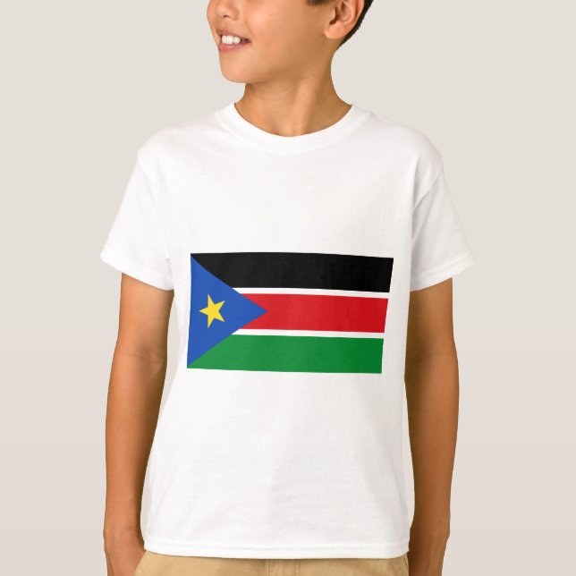 south sudan flag T-Shirt (Front)